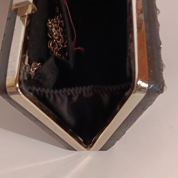 Expressions Studded Clutch Bag. Mini Bag. Whimsigoth. Edgy. - Picture 9 of 10
